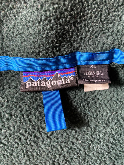 90's PATAGONIA Made in UAS Size XL Vintage Zip-up Fleece / F8466F