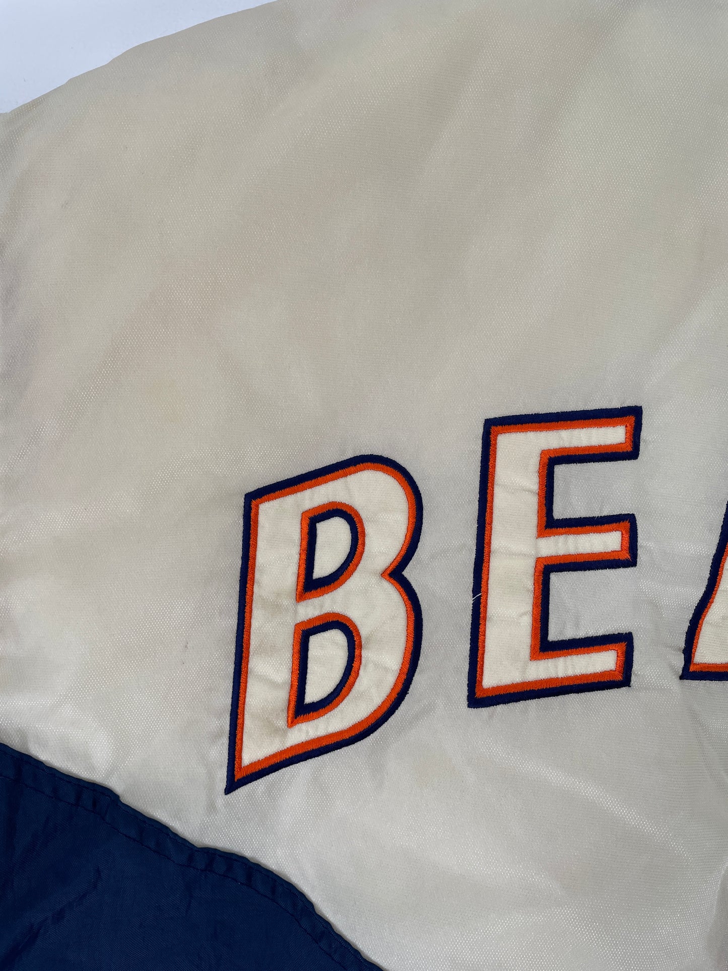 90’s CHICAGO BEARS Size L NFL Padded Nylon Jacket / F3466N