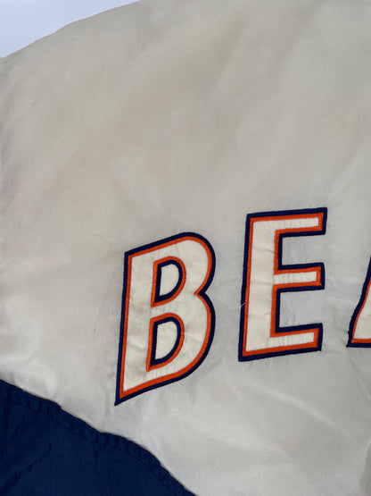 90’s CHICAGO BEARS Size L NFL Padded Nylon Jacket / F3466N