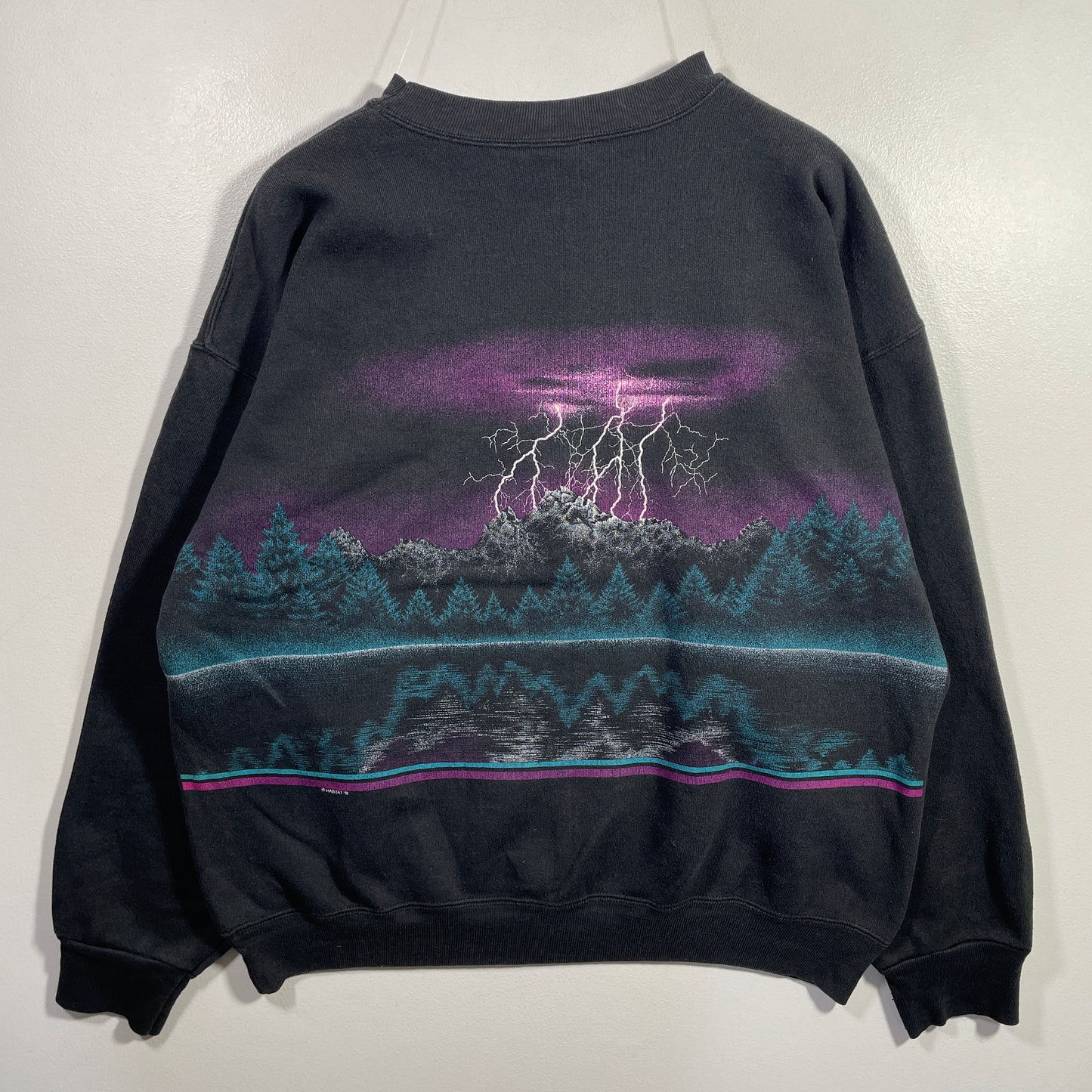 (L) 1991 LIGHTNING THUNDER Vintage Sweatshirt / A1071S