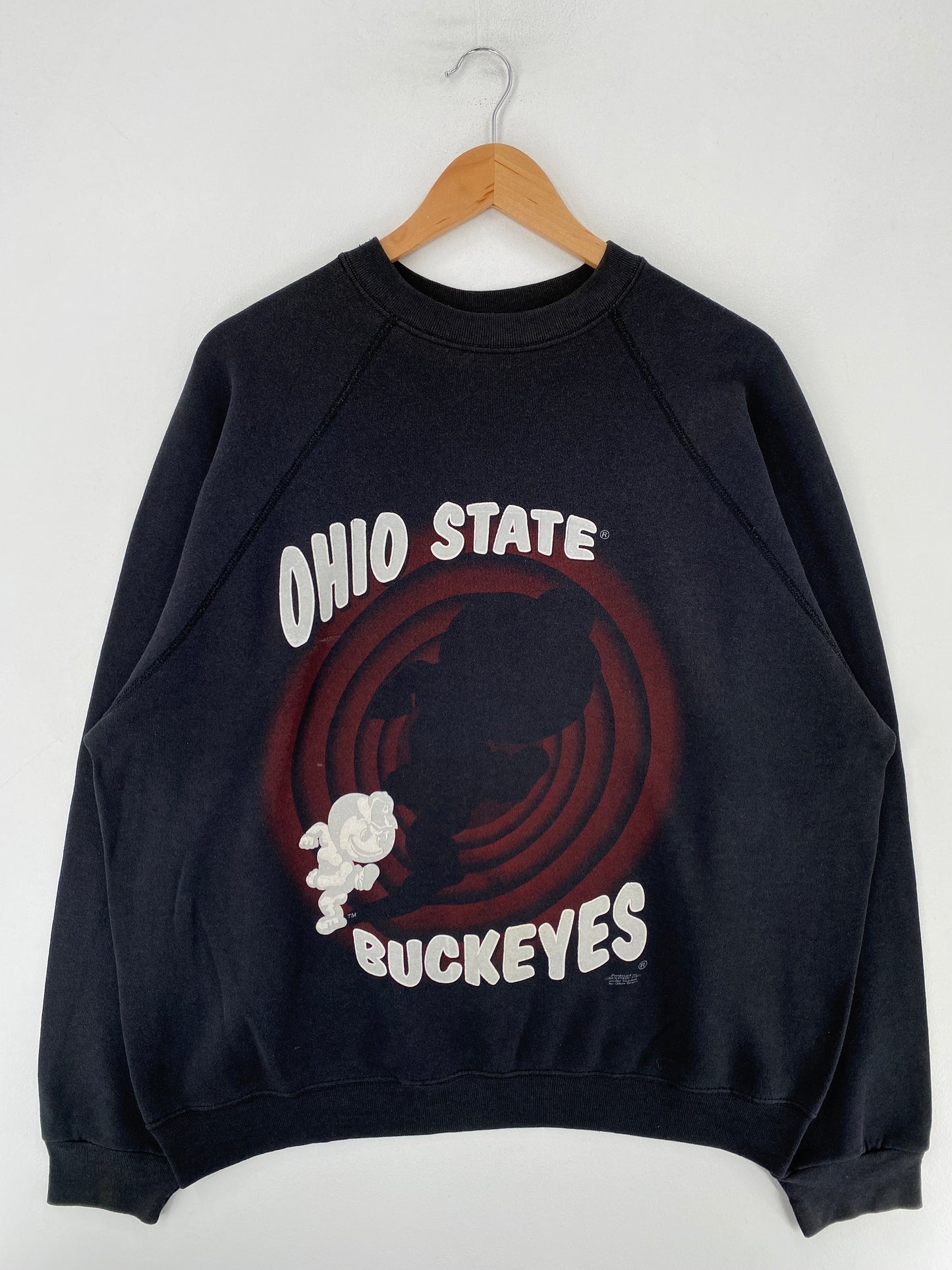 90's OHIO STATE BUCKEYES Made in USA Size XXL Vintage College Sweat-shirt / F8927S