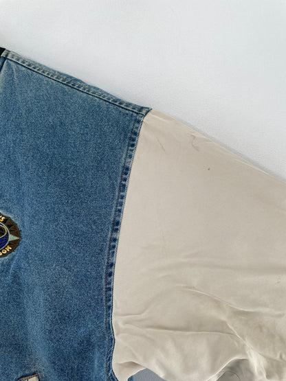 Vintage DISNEY MICKEY Size XL Denim Jacket / F5923J