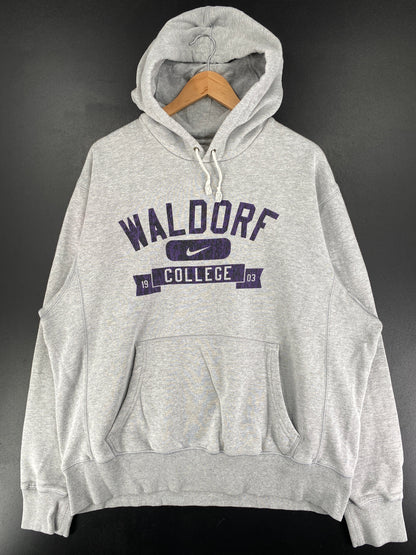 Vintage NIKE x WALDORF Size XL College Hoodie Sweat Shirt / G262S
