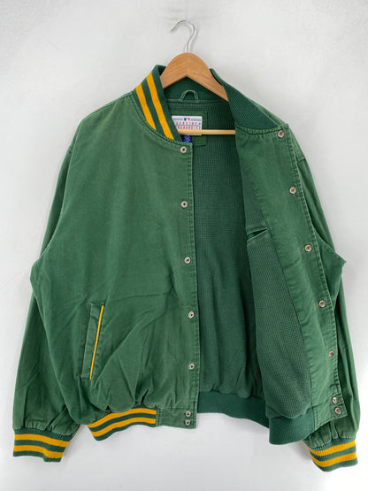 Vintage OAKLAND ATHLETICS Size XL Cotton Jacket / F3863J