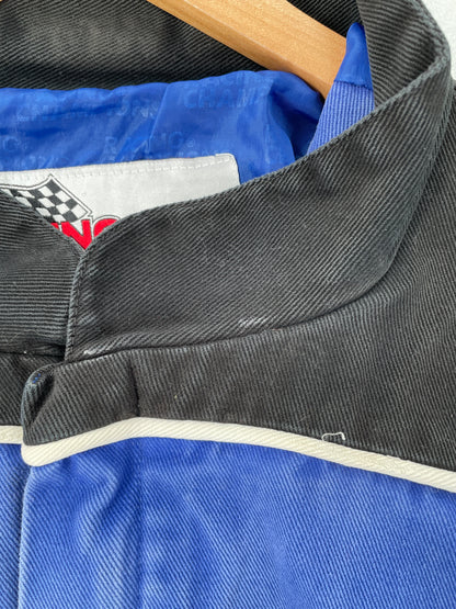 .Vintage NASCAR FORD Size No Tag Approx. XXL Racing Jacket / F2646J