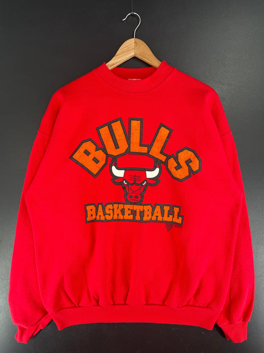 90’s CHICAGO BULLS Size XL NBA Sweat-Shirt / F9519S