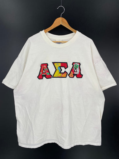 .90’s ELMO AEA Size XXXL Vintage T-Shirt / F1415T