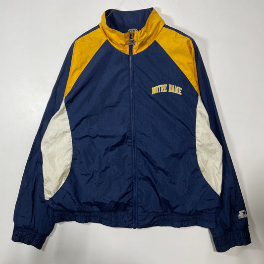 (L) 90’s STARTER x NOTRE DAME Vintage College Nylon Jacket / A1434N