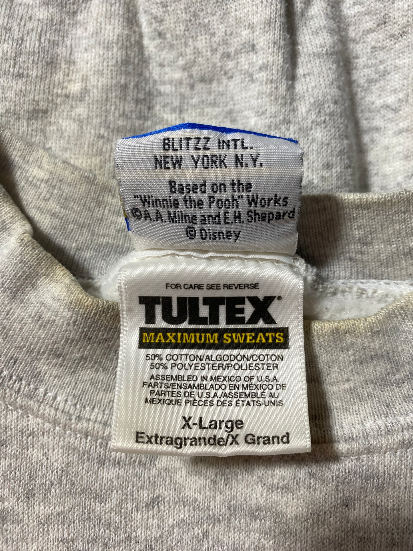 Vintage WINNIE THE POOH Size XL Sweat-shirt / F5736S