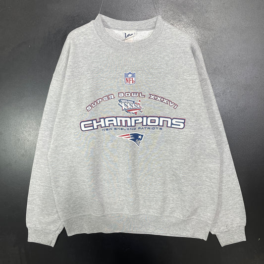 (Approx.XL) 2000 NEW ENGLAND PATRIOTS SUPER BOWL Vintage Sweatshirt / A1498S