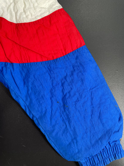90’s UNIVERSITY OF KANSAS Size XL College Padded Nylon Jacket / F3463N