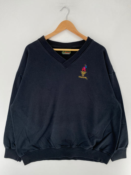 1996 ATLANTA OLYMPIC Made in USA Size XL Vintage Sweat-Shirt / G3915S