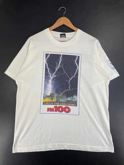 80’s WRLT RADIO LIGHTNING Made in USA Size XL Vintage T-Shirts / G2800T