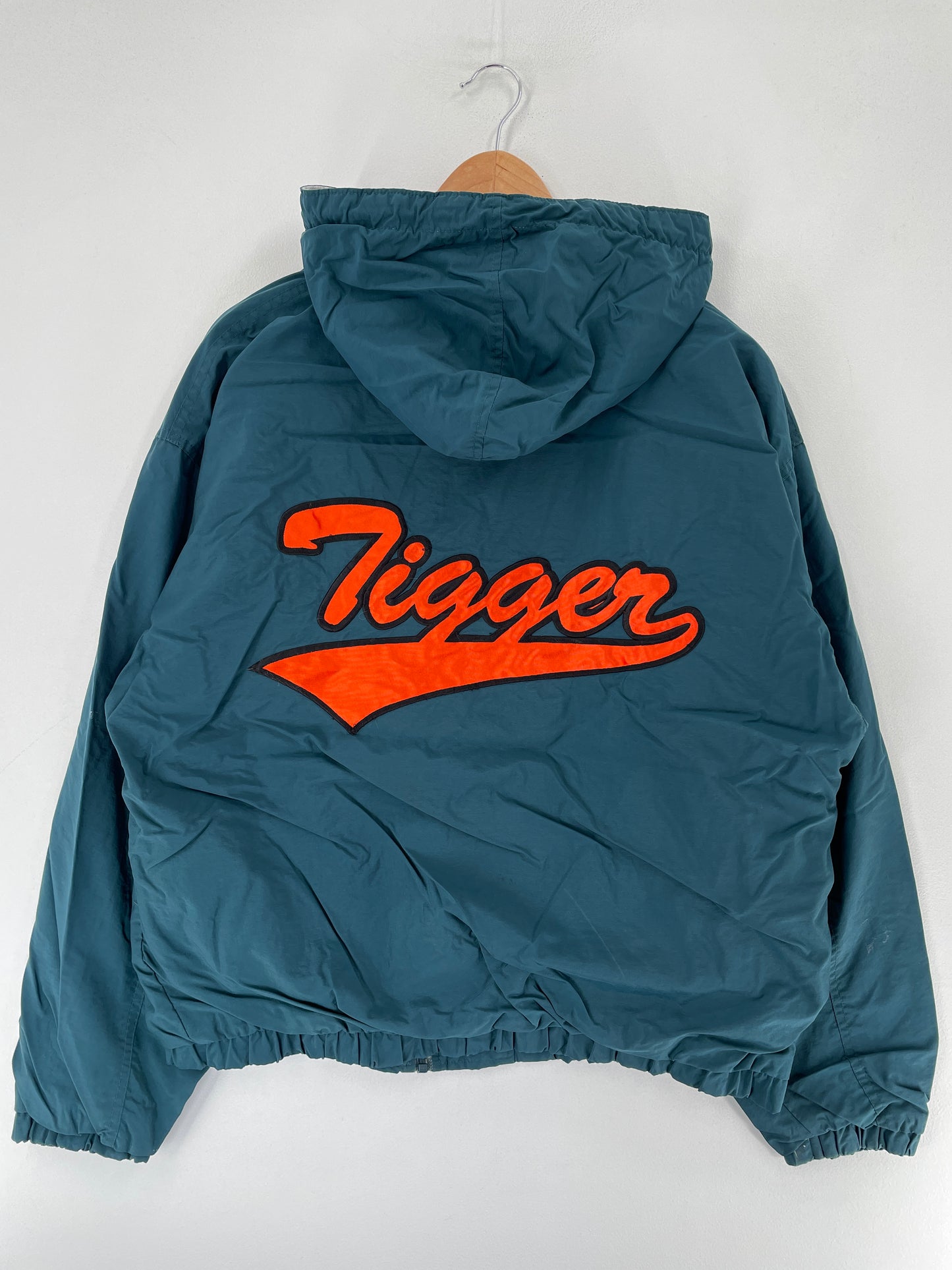 Vintage DISNEY TIGGER Size L Padded Nylon Jacket / F5245N