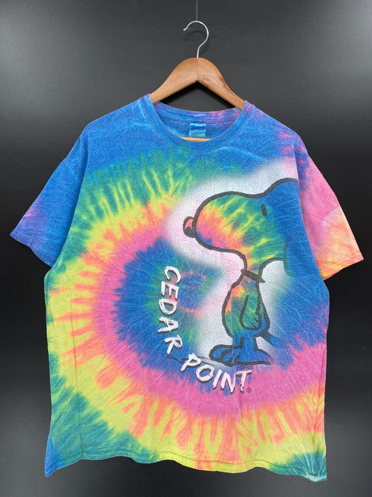 .00’ SNOOPY CEDAR POINT Size XL Vintage T-Shirts / E8975T
