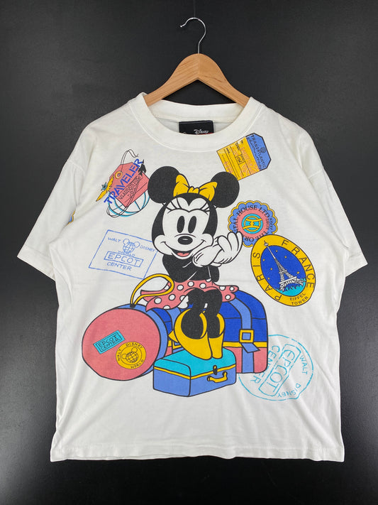 90's MINNIE MOUSE Made in USA Size XL Vintage DISNEY T-Shirt / F2522T