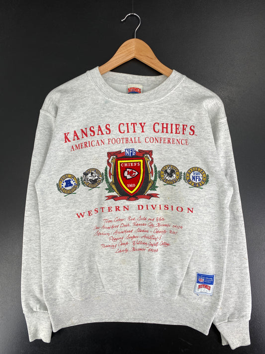 90's KANSAS CITY CHIEFS Made in USA Size XL Vintage NFL Sweat-Shirt / F3879S