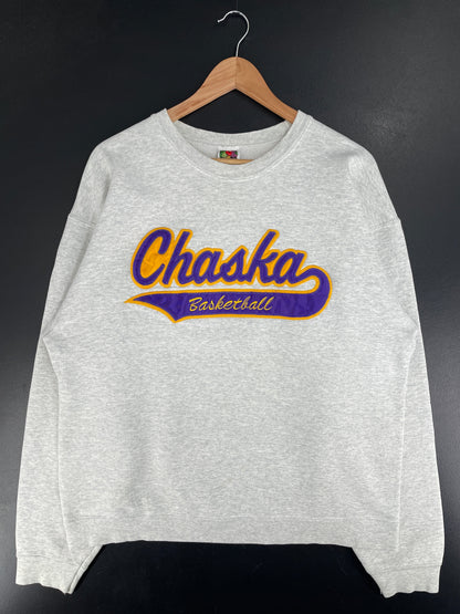 Vintage CHASKA BASKETBALL Size XL Sweat shirt / G4214S