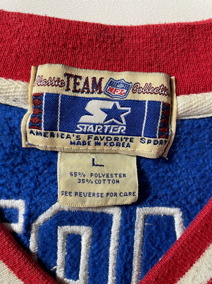 90’s STARTER x NEW YORK GIANTS HAMPTON Size L NFL Sweat-shirt / F4608S