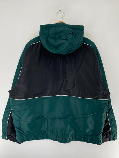 90's NIKE Size L Vintage Nylon Padded Zip-up Jacket / F5252N