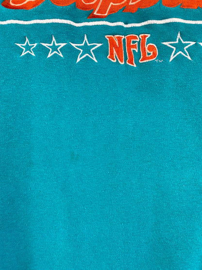 Vintage MIAMI DOLPHINS Size Approx. XL NFL Sweat-shirt / F3084S