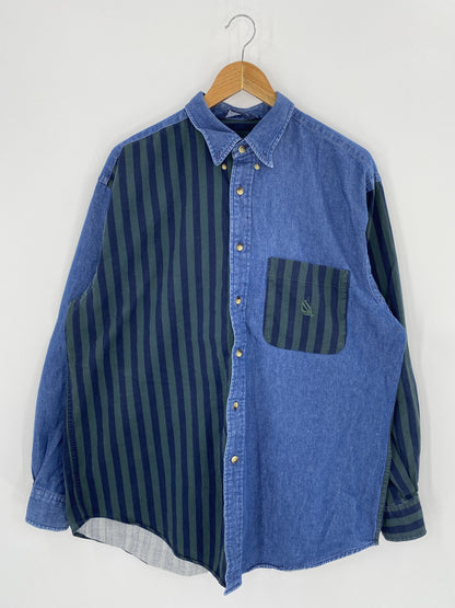90's NAUTICA Size L Vintage Button Down Shirt / E7612B