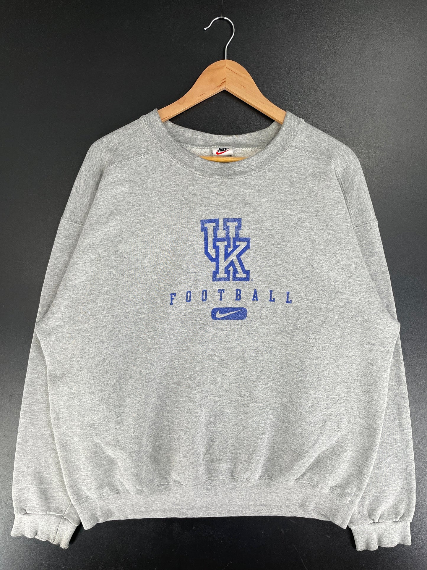 90's NIKE x KENTUCKY WILDCATS Made in USA Size L Vintage College Sweat-shirt / G990S