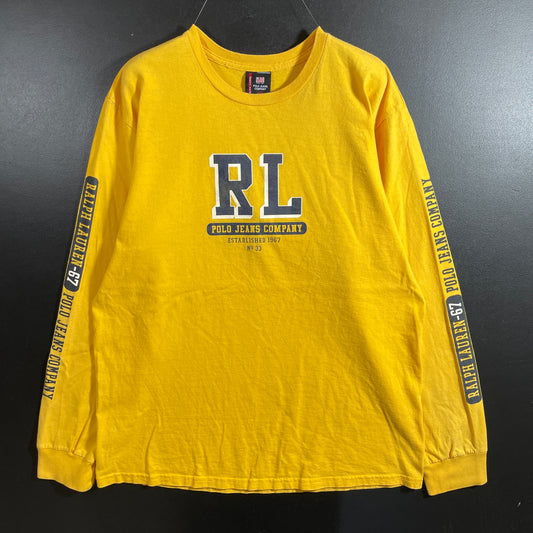 (L) Vintage POLO JEANS CO. RALPH LAUREN Long Sleeve T-shirt / A1332T
