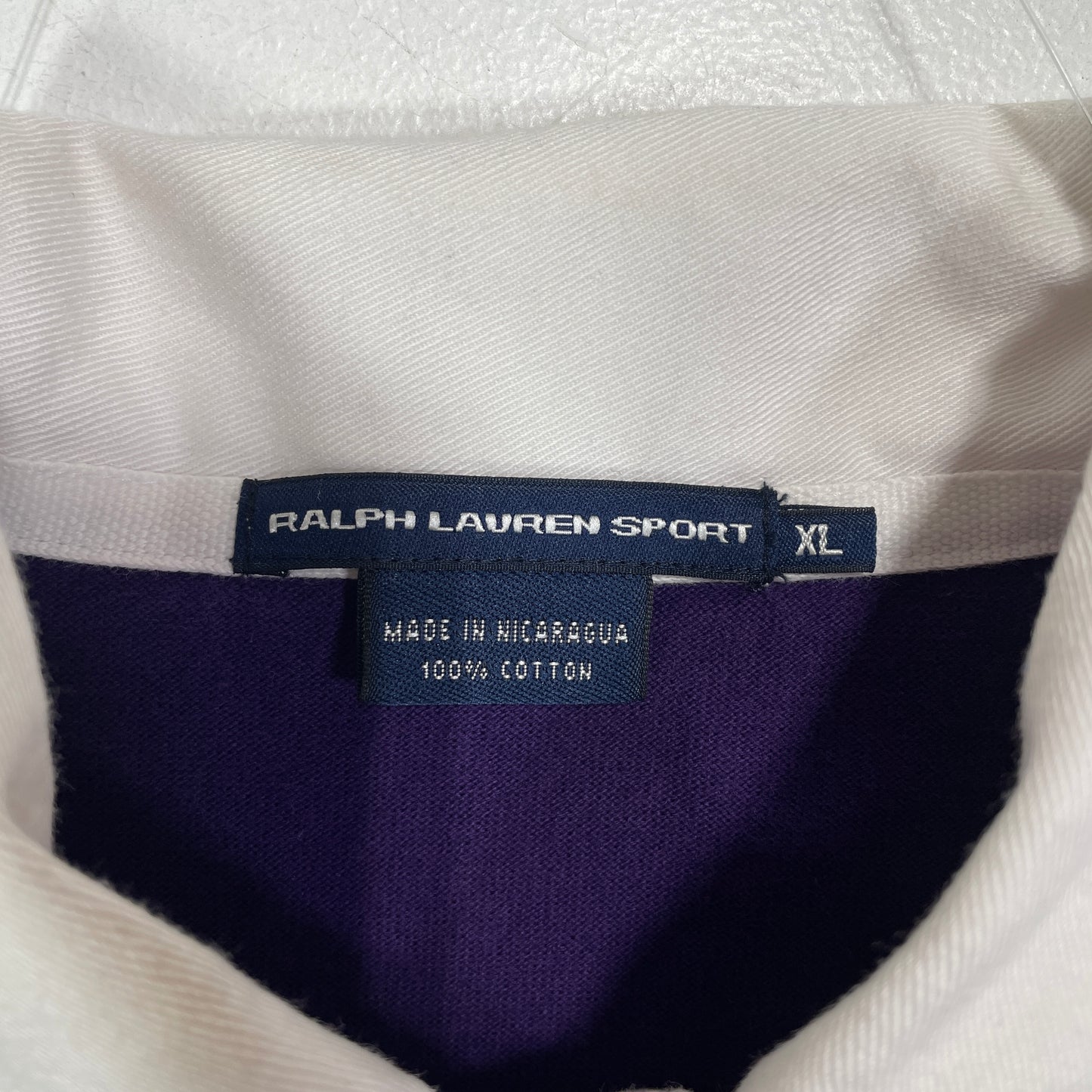 (Ladies. XL) 90’s POLO RALPH LAUREN Vintage Rugby Shirt / A1568R