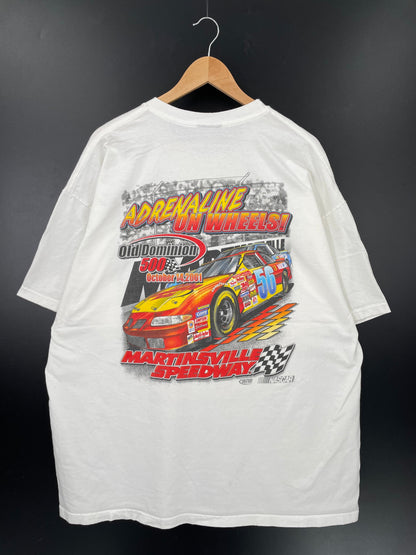 2001 MARTINSVILLE SPEEDWAY Size XL Vintage Racing T-shirt / F711T