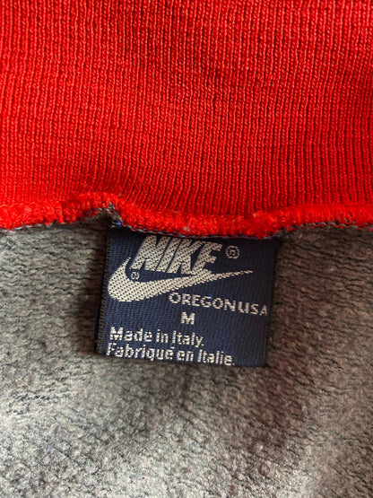 80’s NIKE Size M Vintage Zip-up Sweat-shirt / G4954S