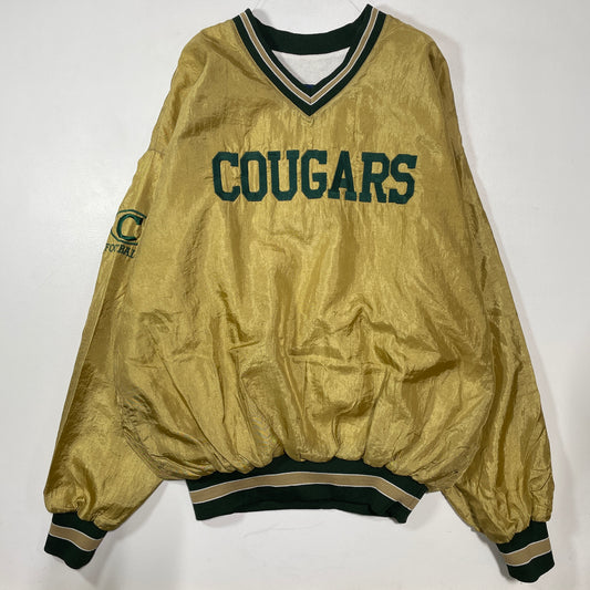 (XXL) 90’s WASHINGTON STATE COUGARS Vintage College Nylon Pullover Jacket / A1436N