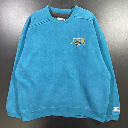 (Approx.XL) 90's STARTER X JACKSONVILLE JAGUARS NFL Sweatshirt / A1003S