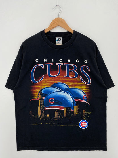2002 CHICAGO CUBS Size XL Vintage MLB T-Shirt / F2334T