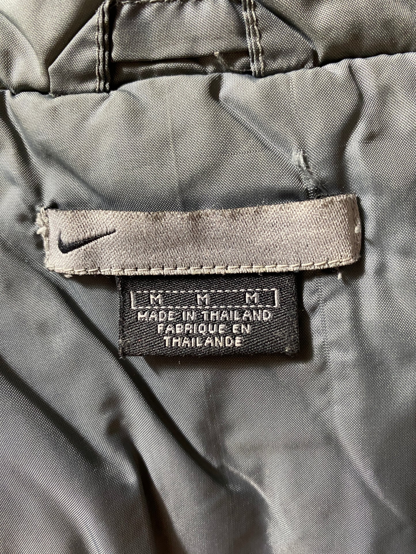 00' NIKE Size M Vintage Nylon Padded Zip-up Jacket / F5708N