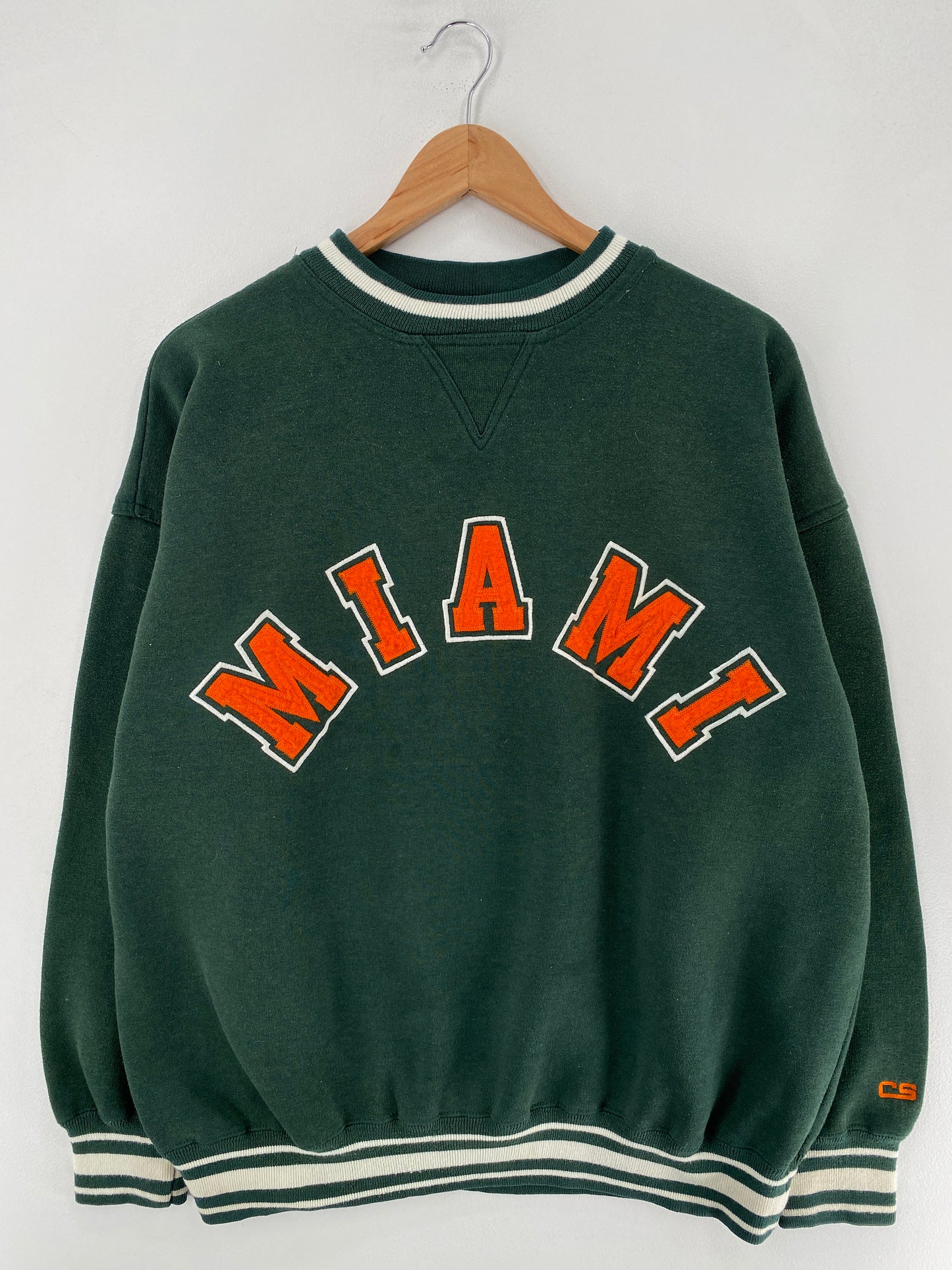 90's MIAMI Size XL Vintage College Sweat-shirt / F6099S