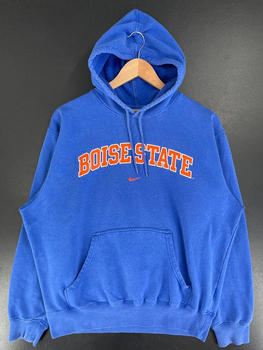 00' NIKE x BOISE STATE Size M Vintage College Hoodie Sweat-shirt / F8603S