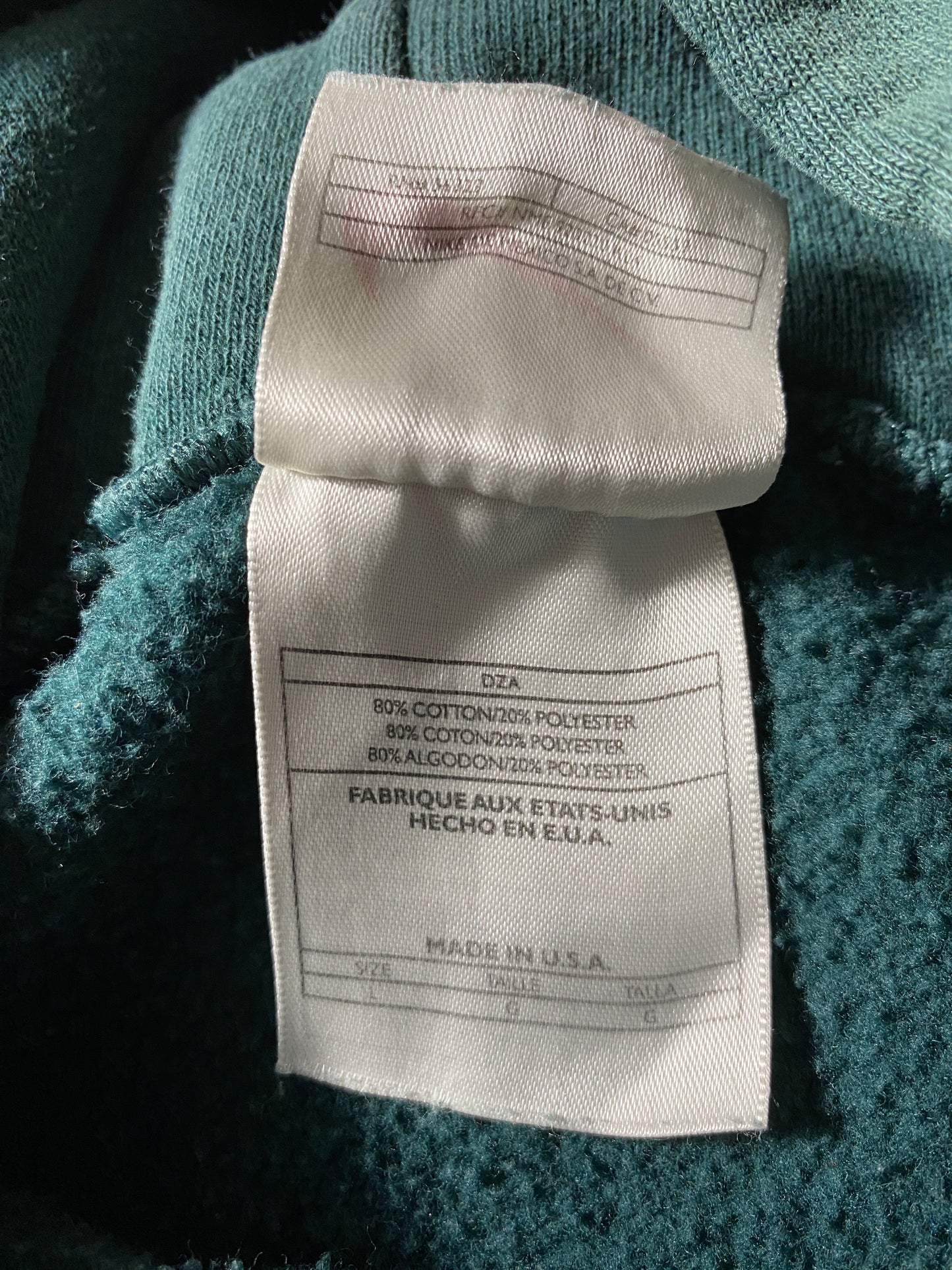 90's NIKE MINI CENTER SWOOSH Made in USA Size L Vintage Hoodie Sweat-shirt / F6313S