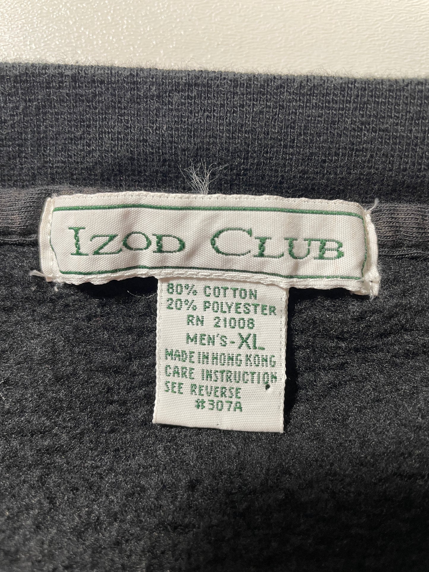 Vintage IZOD CLUB Size XL Sweat-Shirt / G7149S