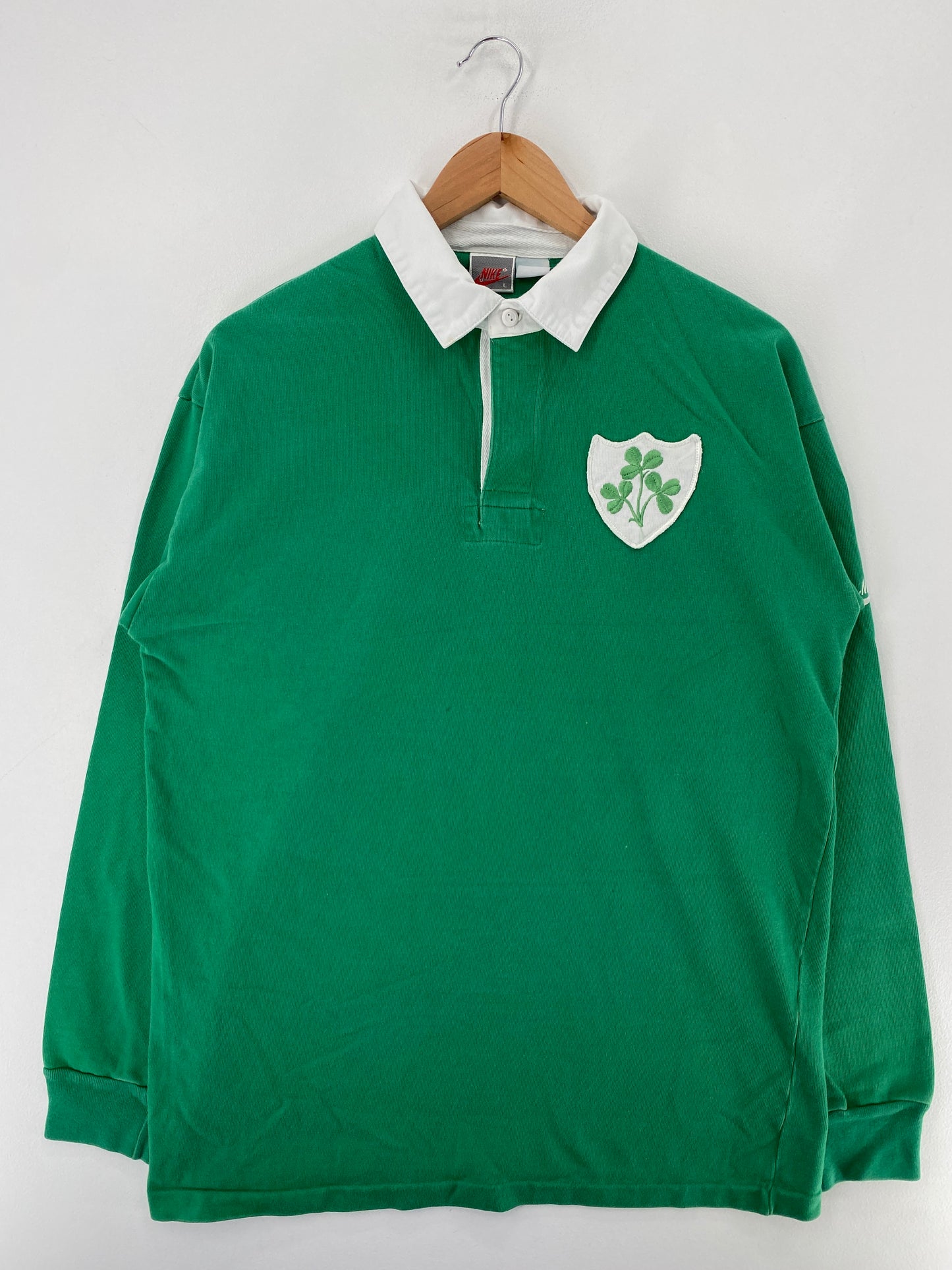 90's NIKE Size L Vintage Rugby-Shirt / F8106R