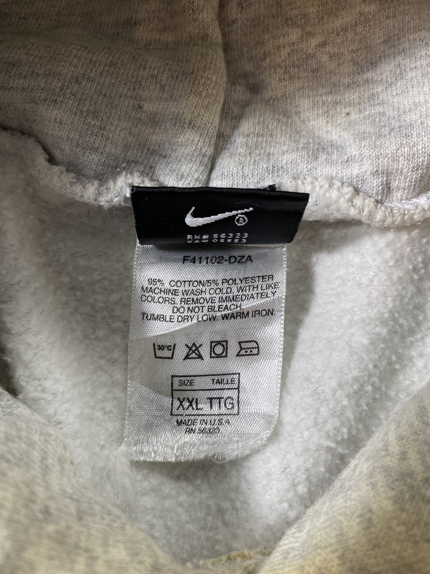 90’s NIKE Made in USA Size XXL Vintage Hoodie Sweat-shirt / F2666S