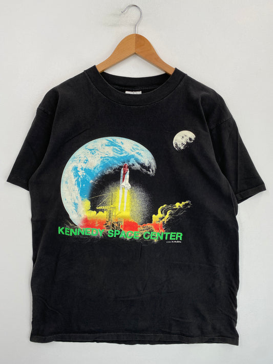 1989 KENNEDY SPACE CENTER Made in USA Size XL Vintage T-Shirt / G6313T