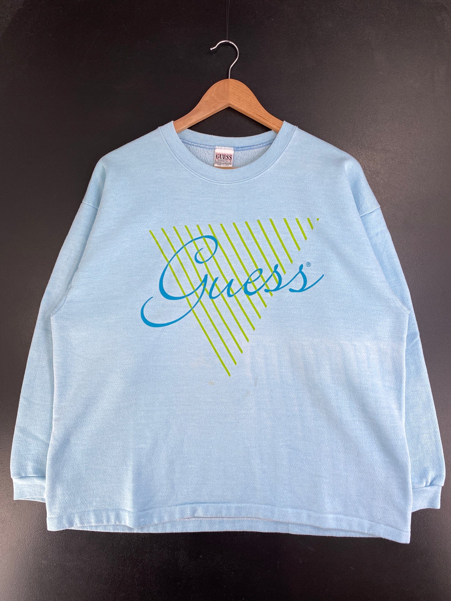 90’s GUESS Made in USA Size One Size (Approx. M) Vintage Sweat-shirt / G2871S