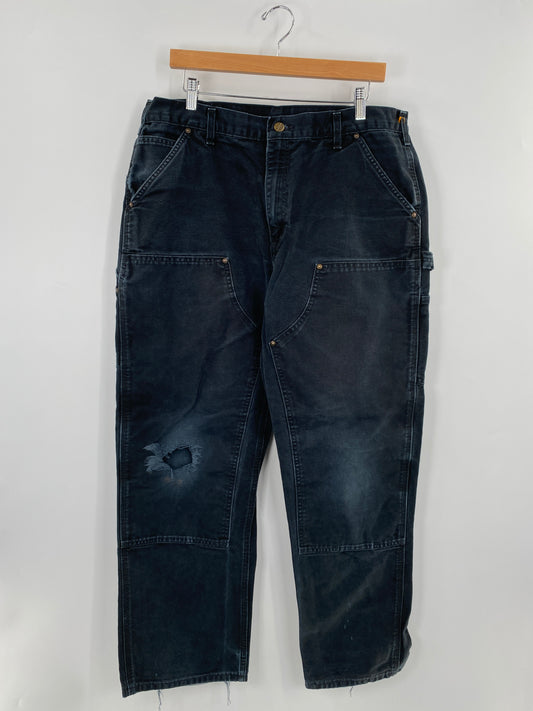 Vintage CARHARTT Double Knee Size W34xL30 Duck Pant / F5658P