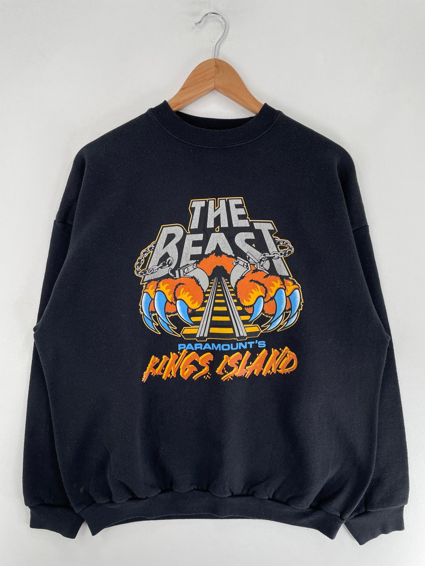 1997 THE BEAST KINGS ISLAND Vintage Size Approx. XL Sweat-Shirt / G6449S