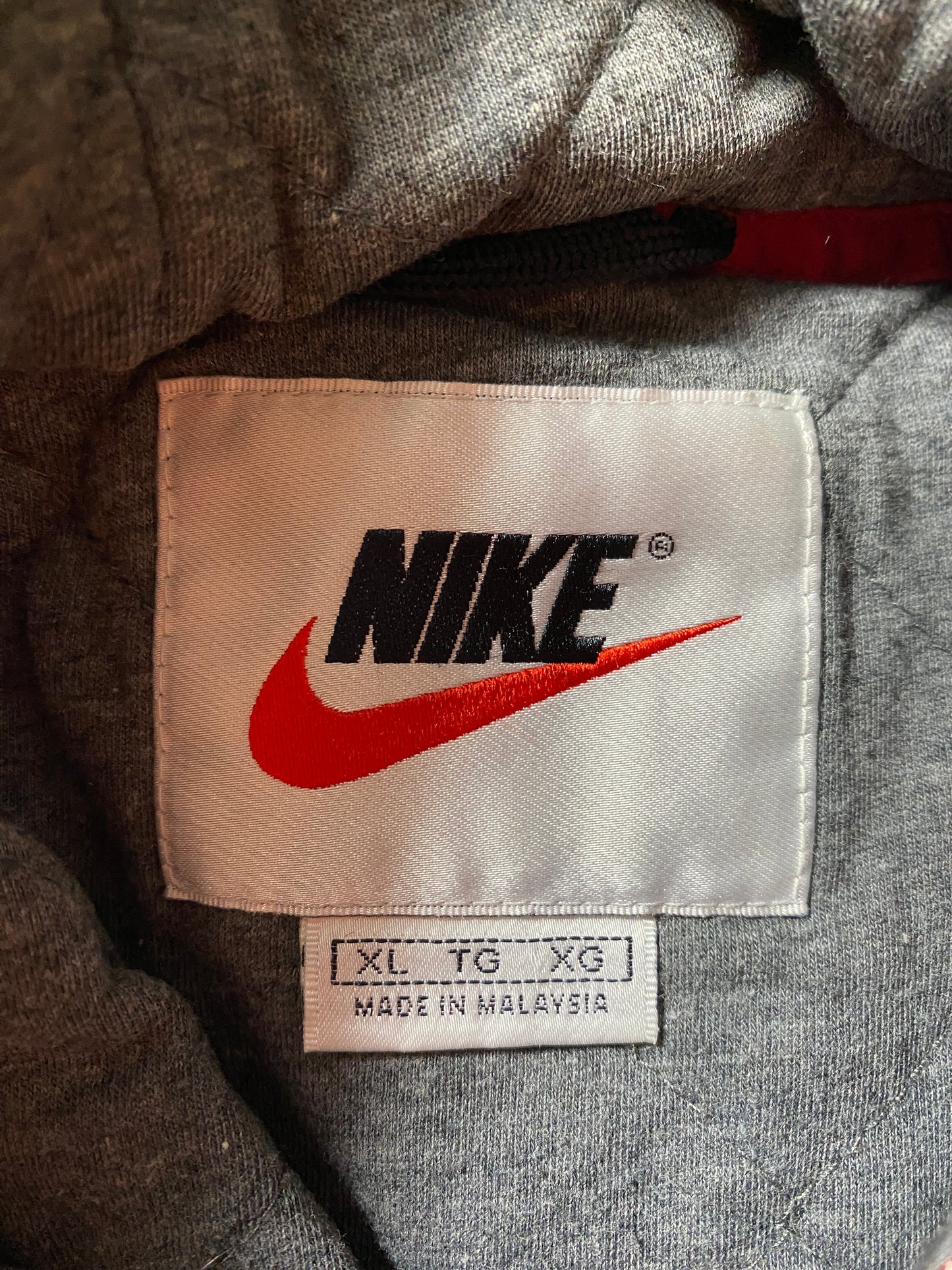 90's NIKE Size XL Vintage Nylon padded Zip-Up Jacket / F6421N