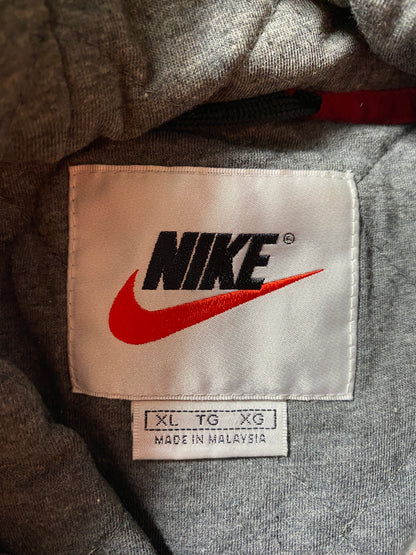 90's NIKE Size XL Vintage Nylon padded Zip-Up Jacket / F6421N