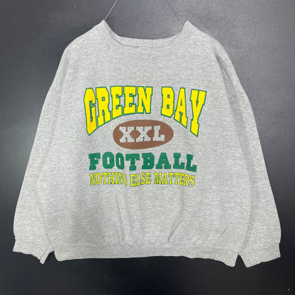 (L) 90's GREEN BAY PACKERS Vintage NFL Sweatshirt / A1558S