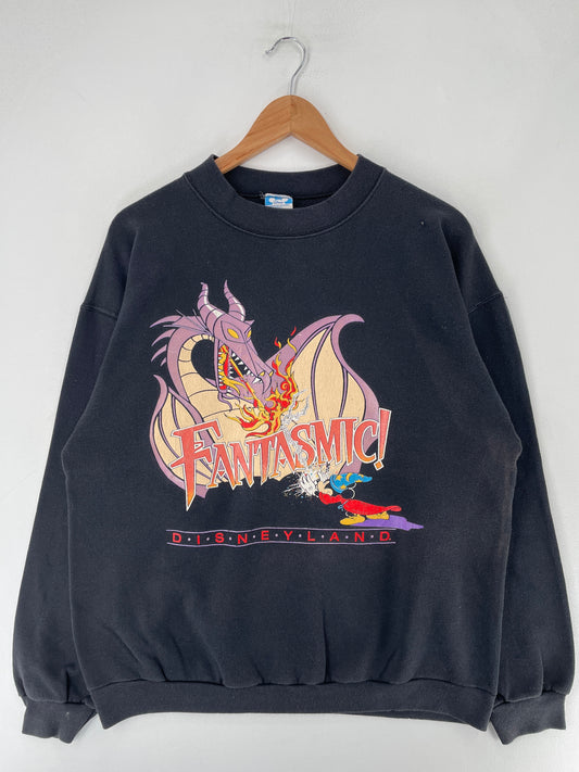 80’s DISNEY FANTASMIC Made in USA Size XL Vintage Sweat-Shirt / F3039S