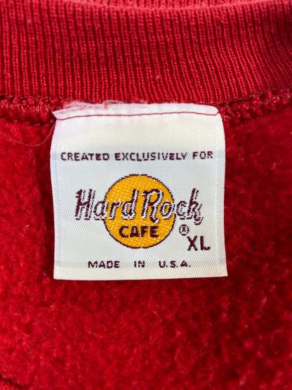 90's HARD ROCK MAUI Made in USA Size XL Vintage Sweat-Shirt / F1096S